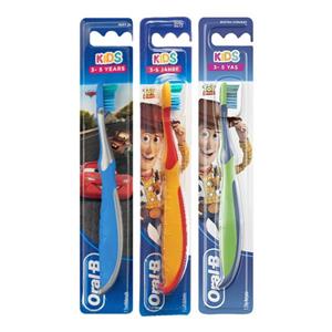 مسواک بچگانه اورال بی Oral-B مناسب 5-3 سال (مسواک کودک پسرانه)