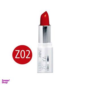 رژ لب جامد زویا مدل ultrashine شماره z02 حجم 4 گرم