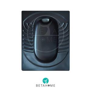 توالت زمینی مروارید مدل الگانت مشکی مات 