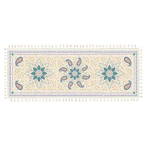 سفره سپاس فارسی 10 نفره در ابعاد 120*325 سانتیمتر رنگ سفید