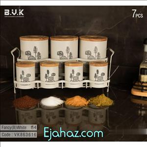 پاسماوری 7 پارچه فلزی درب چوبی بی وی کی 863616