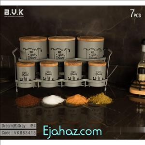 پاسماوری 7 پارچه فلزی درب چوبی بی وی کی 863415