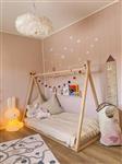 تخت خواب نوزاد چوبی روستیک دکور مدل TY700
