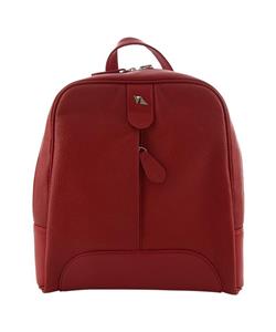 کوله پشتی چرم زنانه قرمز چرم مشهد کد S0682