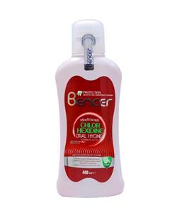 دهانشویه بنسر Bencer مدل Chlor Hexidine حجم 400 میلی‌لیتر