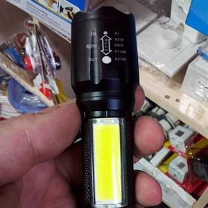 چراغ قوه پلیسی بزرگ چند حالته شارژی