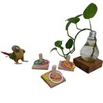 اسباب بازی فکری حلقه و میله پرنده چوبی در بسته بندی 10تایی (پرنده سلامت کد 1005)