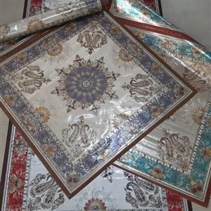 سفره خارجی نسوز پشت ابریشمی مدل قابی مدل ترمه در رنگ بندی مختلف مطابق تصاویر  مدل ترمه