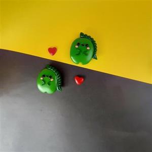 عروسک اژدها جاکلیدی(آویز )خمیر چینی