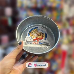 قالب کیک گرد  موج  15 سانت لبه کوتاه  (ارتفاع 6(جنس گالوانیزه)