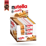 بیسکویت شکلاتی نوتلا nutella مدل بی ردی B-ready وزن 22 گرم بسته 36 عددی