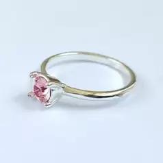 انگشتر زنانه استیل نگین دار مدل SR1020