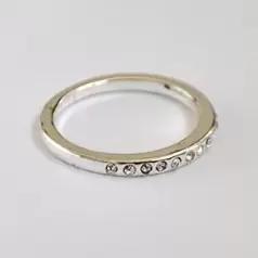 انگشتر زنانه استیل نگین دار مدل SR1017