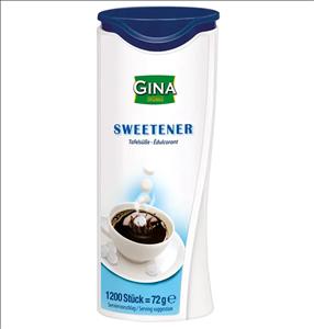 قرص شیرین کننده رژیمی جینا GINA بسته 1200 عددی