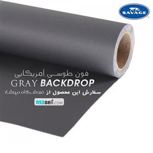 فون کاغذی طوسی فشن Savage Fashion Gray 56