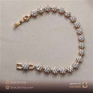دستبند گل پر نگین XUPING – کد XGH1066