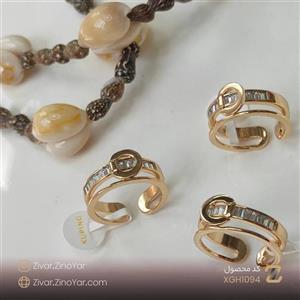 انگشتر حلقه دار فری سایز ژوپینگ – کد XGH1094