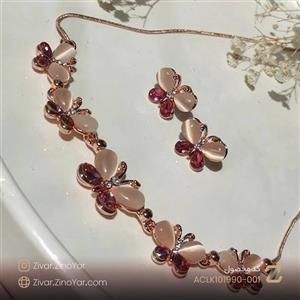 نیم ست پروانه صورتی کلیو – کد ACLK101990-001