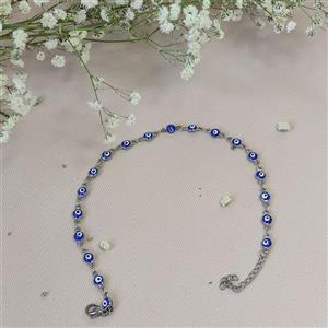 پابند چشم نظر نقره ای استیل – کد BSA1008