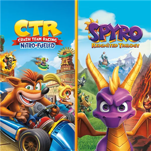 اکانت قانونی ظرفیت دوم Crash Team Racing Nitro-Fueled + Spyro Game Bundle برای PS4