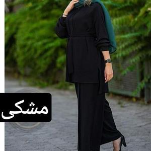 تونیک شلوار مشکی محرمی . تونیک شلوار ابروبادی . تونیک شلوار محرمی