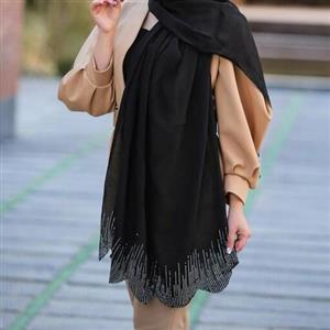 شال مجلسی نگین دار جنس وال اسلپ 