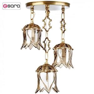 چراغ آویز چشمه نور  کد C2782/3A Cheshmeh Noor C2782/3A Three Flames Hanging Lamp