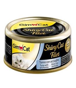 کنسرو گربه جیم کت Gimcat مدل Shiny با طعم ماهی تن