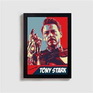 تابلو مدل مارول اونجرز تونی استارک marvel avengers tony starkتابلو اتاق خواب کودک انگیزشی 