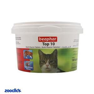 مولتی ویتامین گربه تاپ تن بیفار – Beaphar Top 10 Cat Multivitamin 