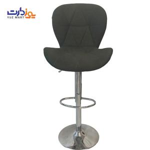 صندلی کانتر پارچه ای جک دار پایه استیل
