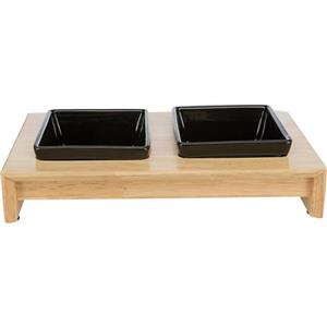 پایه و کاسه غذای چوبی تریکسی آلمان TRIXIE