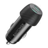 RAVPower RP-VC032 50W 2-Port Car Charger 