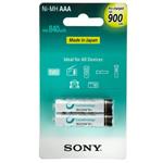 Sony NH-AAA-B2GN Rechargeable AAA Battery - Pack of 2