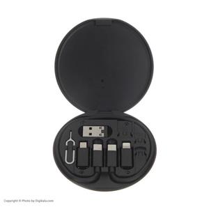 مبدل USB / MicroUSB / Lithning / Type-C و پایه نگهدارنده تسکو مدل  TCRA 1500