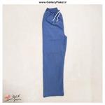 شلوار جین بنگال کشی آبی روشن،شلوار طرح جین کاغذی فیری سایز