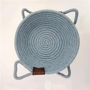 کاسه و نظم دهنده ی کوچک مناسب قیطانی رنگ آبی