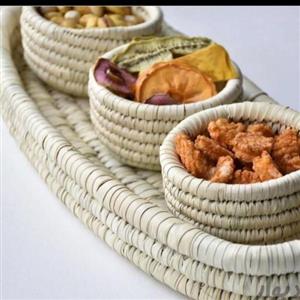 سرویس کاسه وسینی حصیری