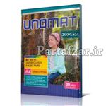 کاغذ فتو گلاسه 260 گرم یونومات UNOMAT . تولید کارخانه میتسوبیشی ژاپن