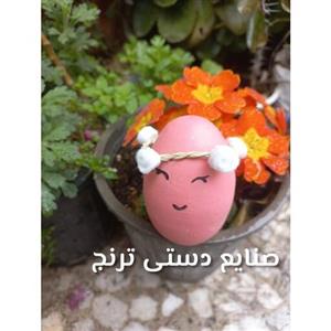 تخم مرغ سفالی.تخم مرغ رنگی.هفت سین.سفال.عید.فرشته