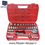 جعبه بکس 32 پارچه درایو 1.2 کروم وانادیوم  سوکت ست socket set 32pcs