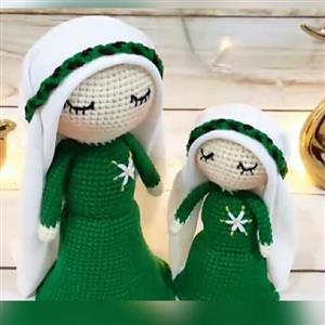 عروسک دستبافت محرمی نماد شخصیت حضرت رقیه (ع)