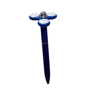 خودکار اسپینری پیچی جوهر آبی بدنه آبی