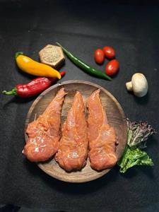 فیله مرغ مزه دار شده