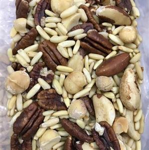 اجیل 4 مغز  شاهانی  ماکادمیا  پیکان  بادام برزیلی مغز چلغوز100