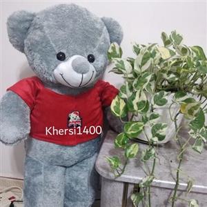 عروسک خرس بزرگ لباس دار