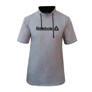 تیشرت آستین کوتاه  طوسی مردانه طرح Reebokمدل z856