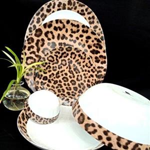 سرویس آرکوپال  پلنگی  رنگ قهوه ای برند مقصود 26 پارچه شش نفره  طراحی خاص و زیبا