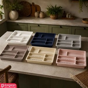 جا قاشق کابینتی دو طبقه لیمون