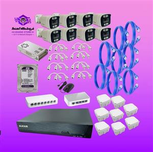 دوربین مداربسته 5 مگاپیکسل پکیج 8 عددی برند CONNECT